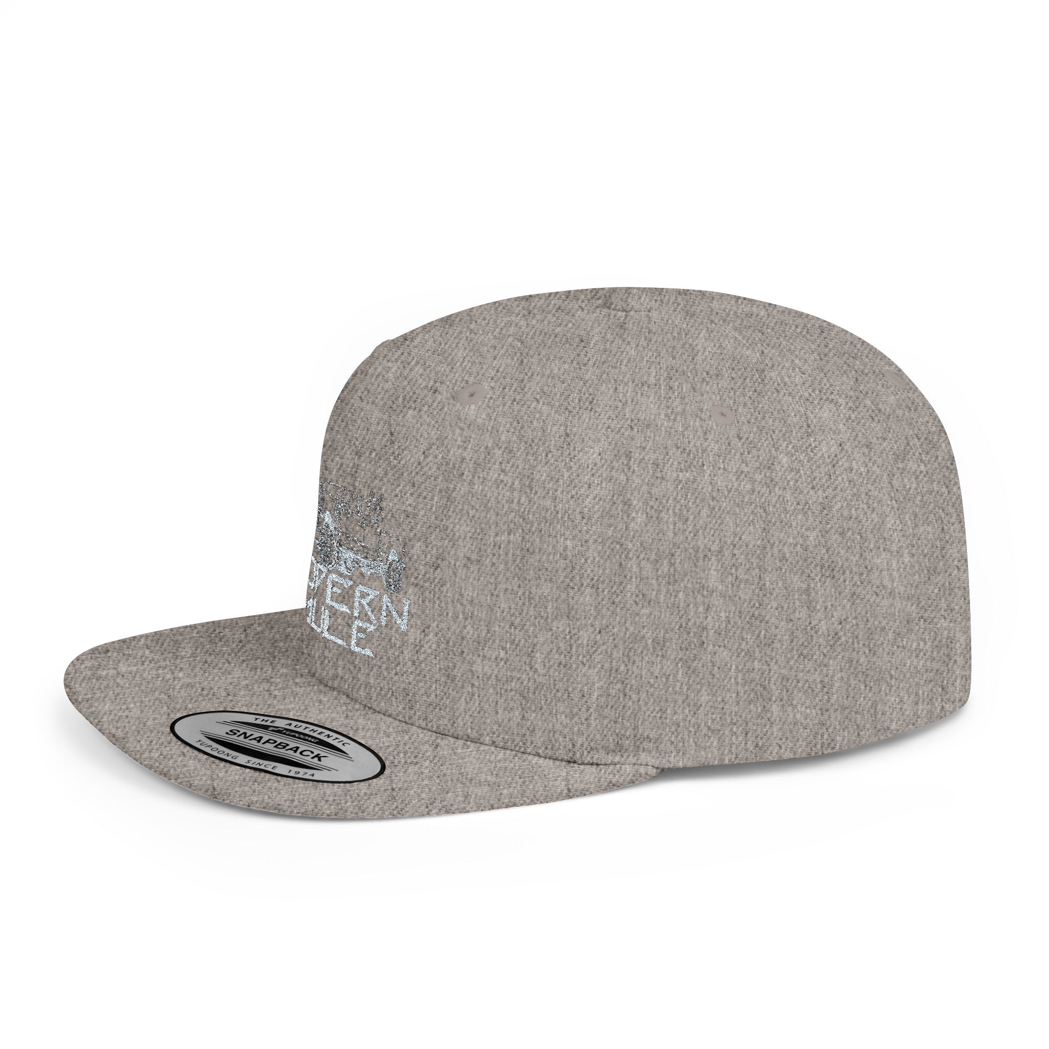 Teal Emblem Ford Diesel Truck Flat Bill Snapback — "Modern Mule"