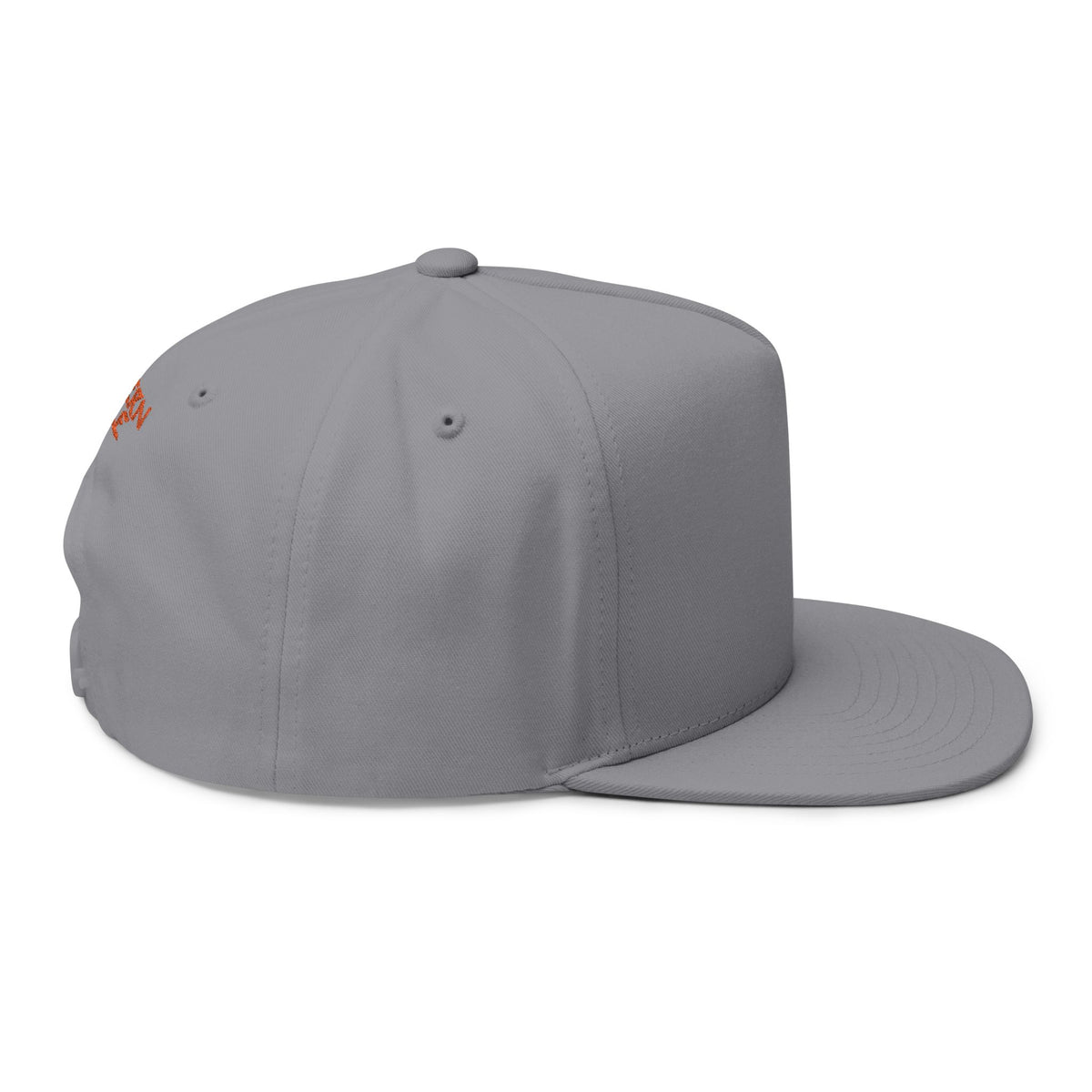 Flat Bill Cap (Embroidery)