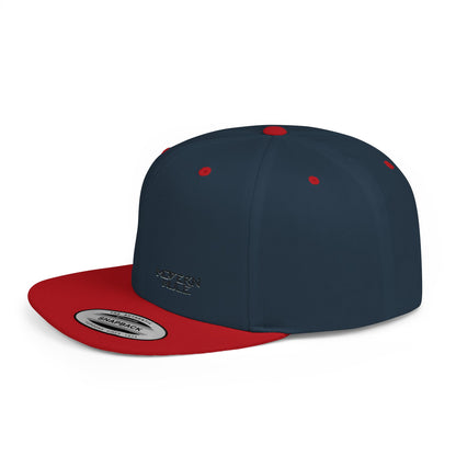 Modern Mule Flat Bill Snapback Hat — Minimal Embroidered Streetwear Cap