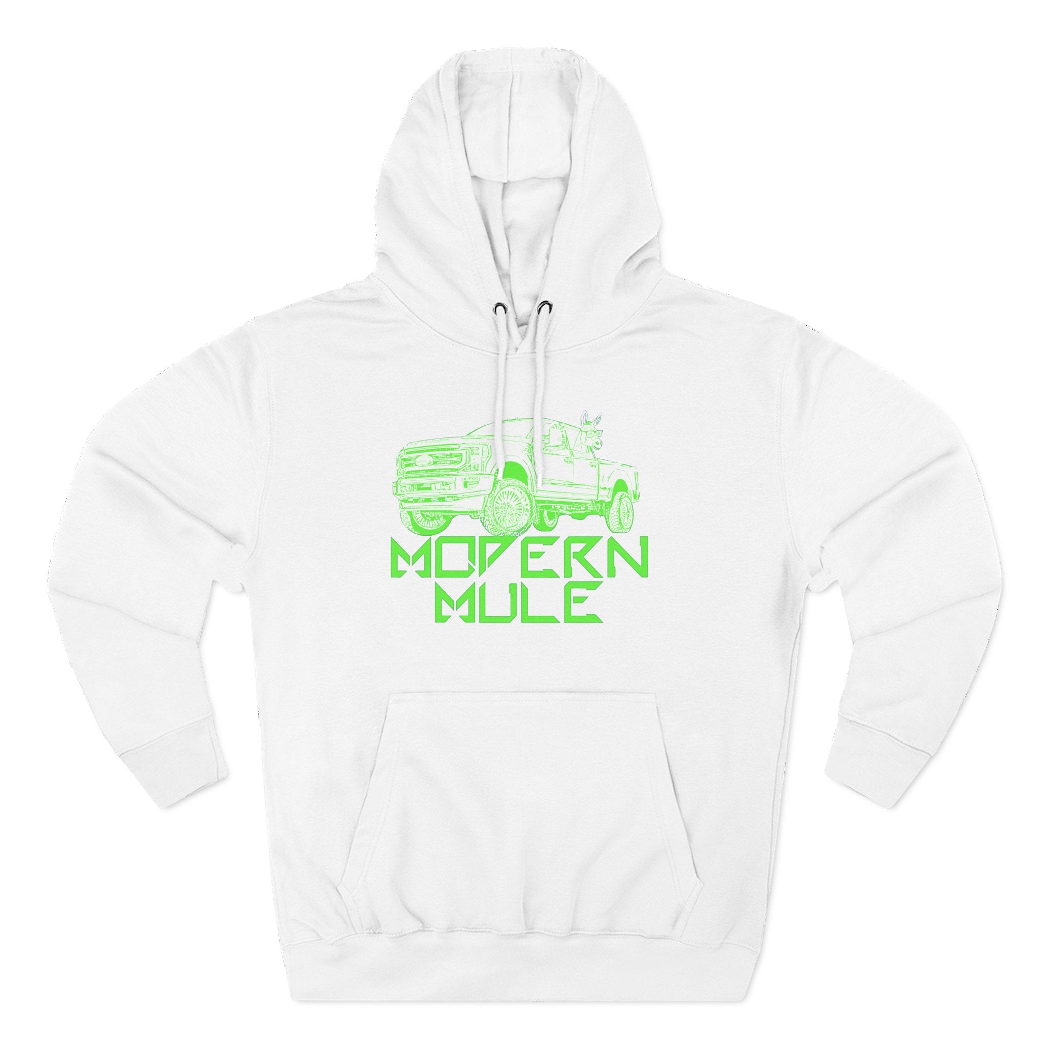 Three-Panel Fleece Hoodie
