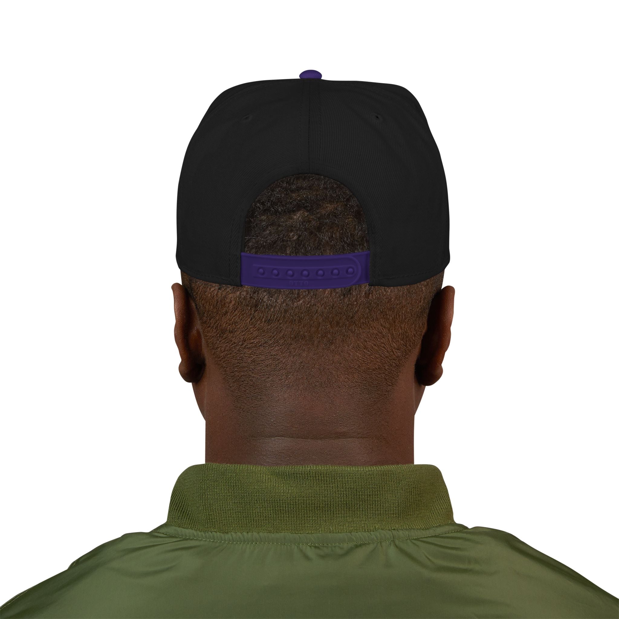 Snapback Hat — "Modern Mule Haulin' Auss" Embroidered Diesel Truck Design