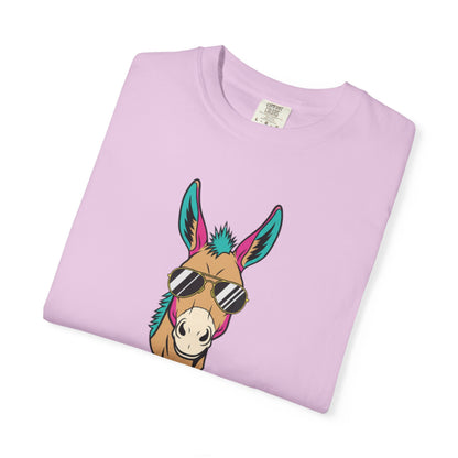 Funny Donkey Head with Glasses T-Shirt