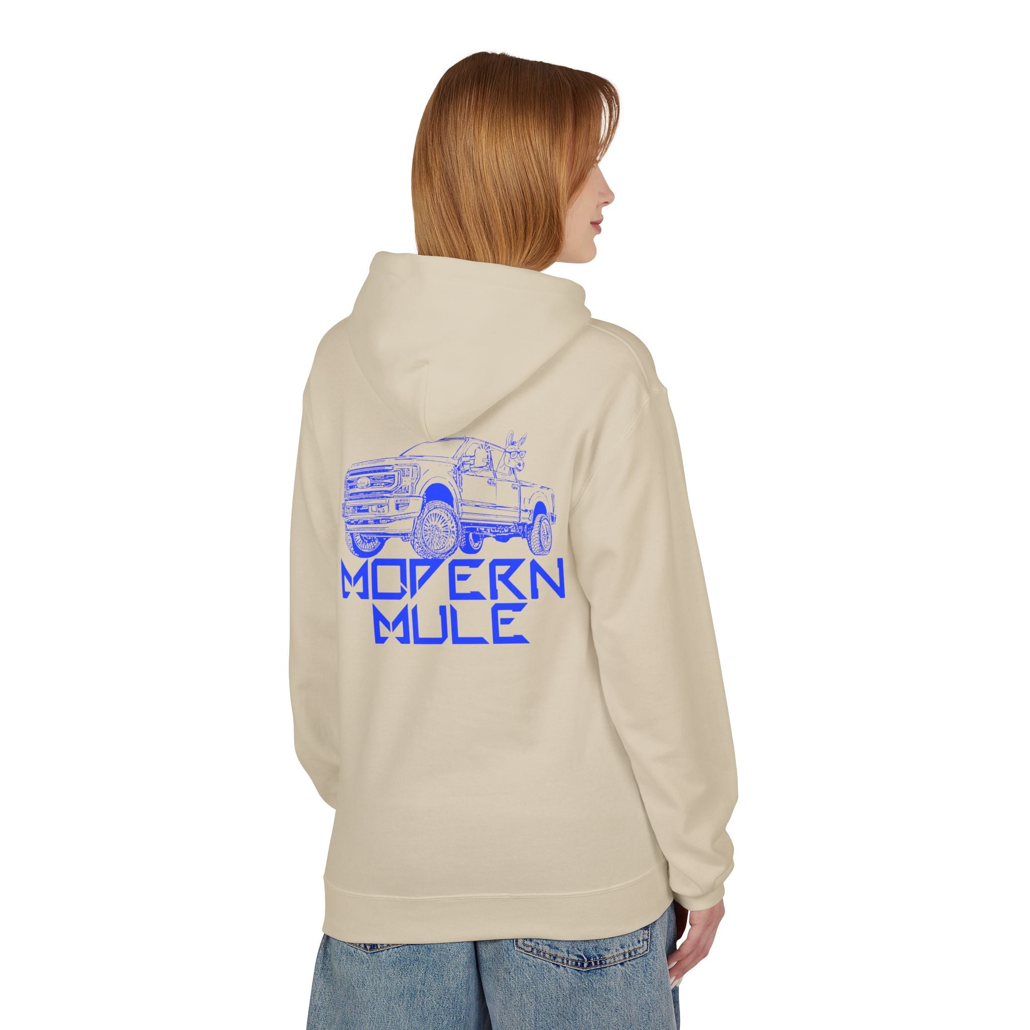 Power Stroke Modern Mule Hoodie — Ford Diesel Fan Pullover