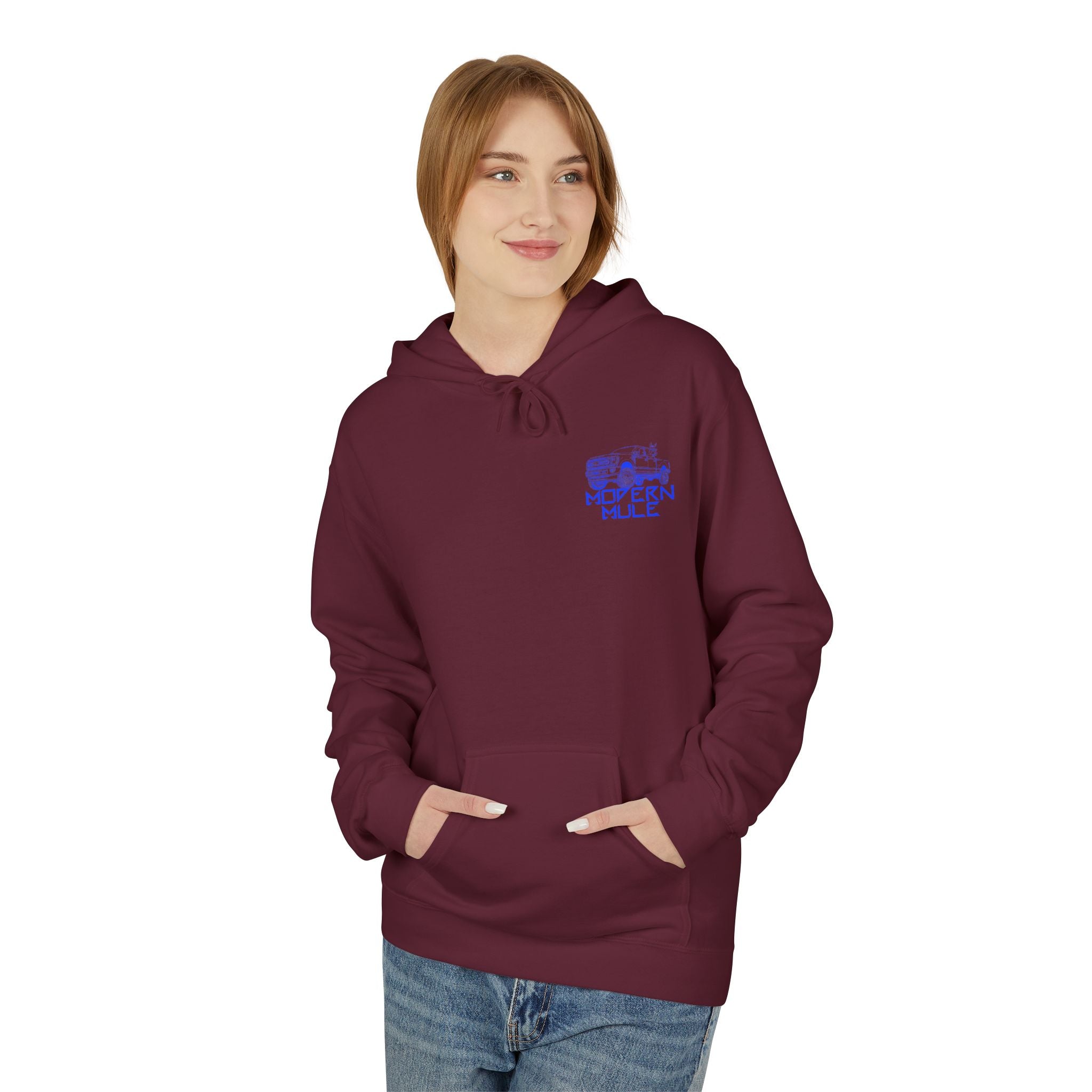 Power Stroke Modern Mule Hoodie — Ford Diesel Fan Pullover