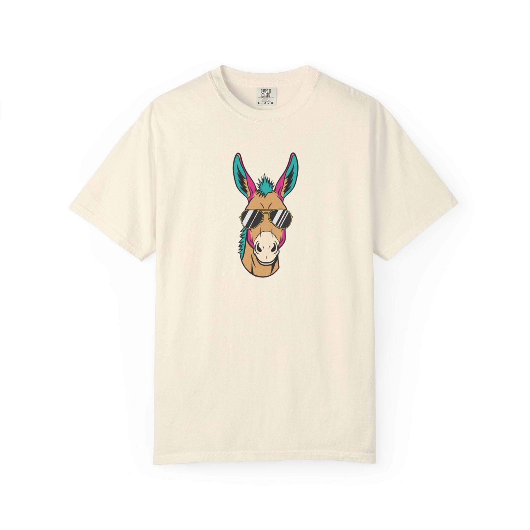 Funny Donkey Head with Glasses T-Shirt
