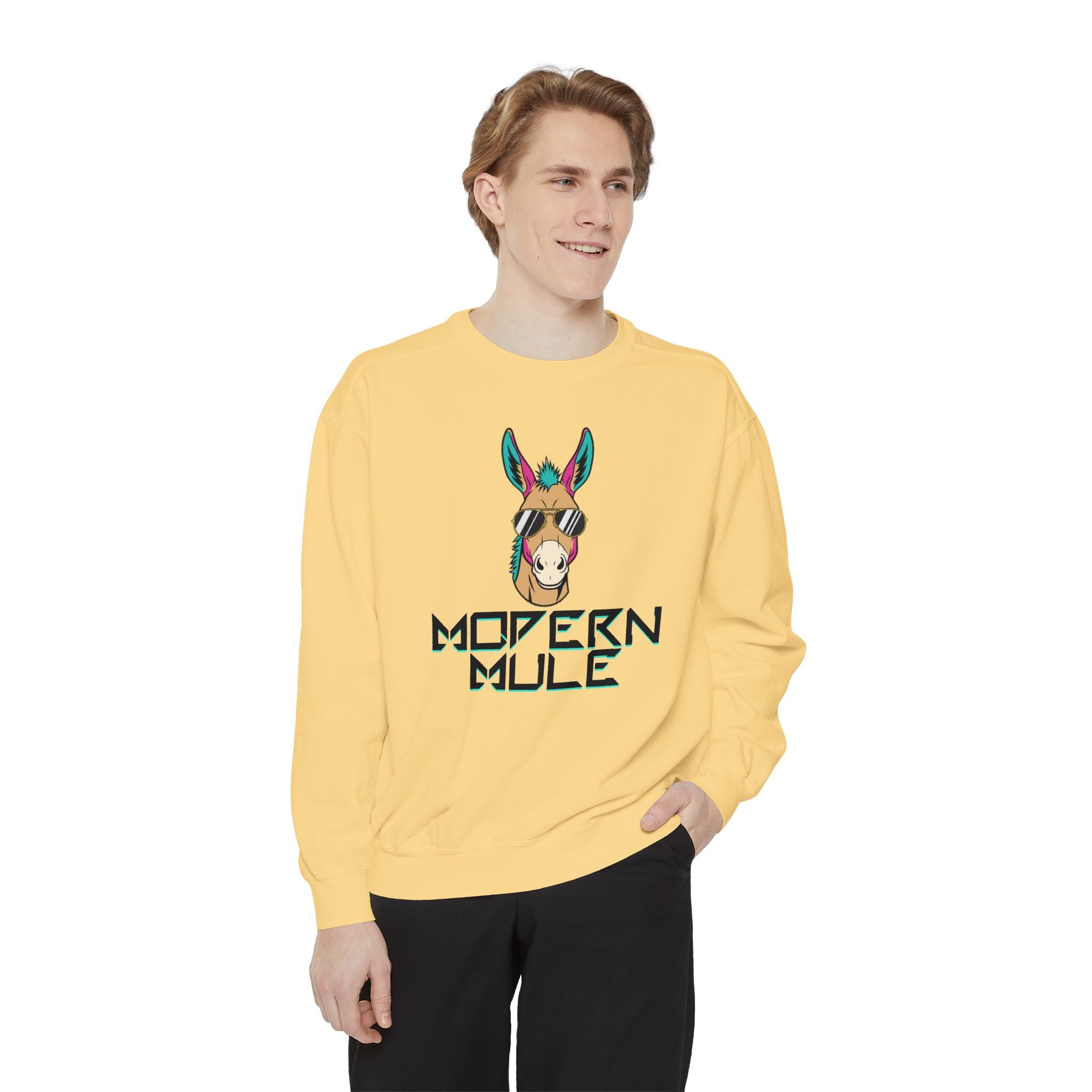 Modern Mule Sweatshirt — Funny Comfy Hoodie Design