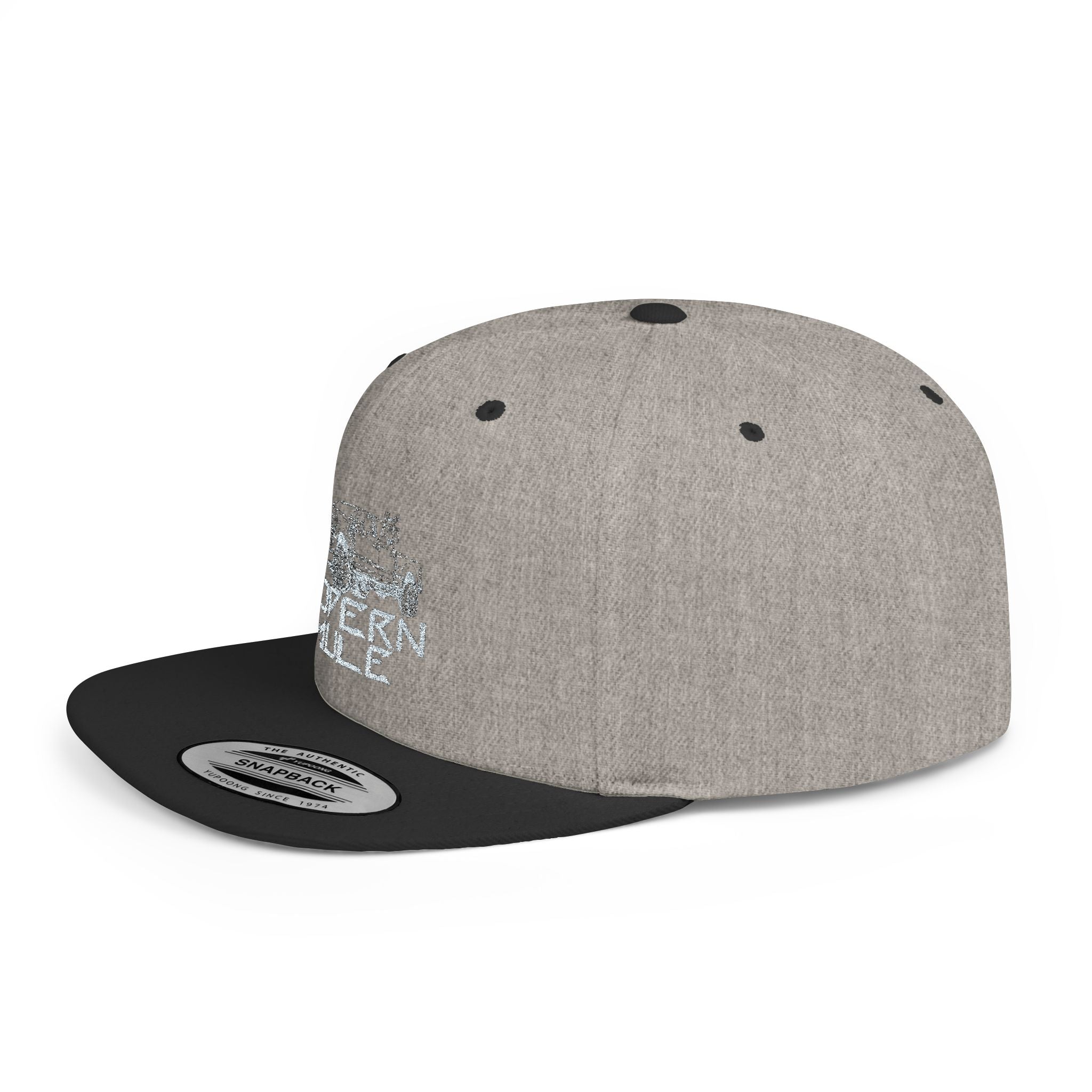 Teal Emblem Ford Diesel Truck Flat Bill Snapback — "Modern Mule"