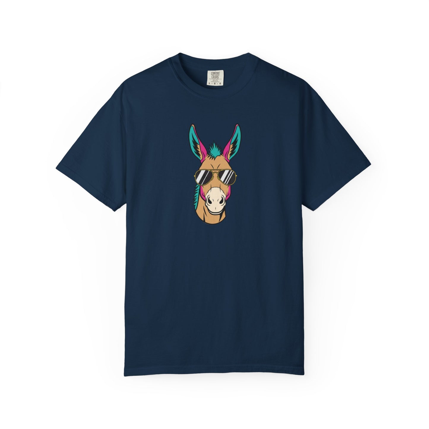 Funny Donkey Head with Glasses T-Shirt