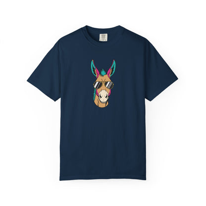 Funny Donkey Head with Glasses T-Shirt