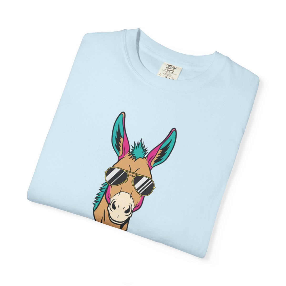 Funny Donkey Head with Glasses T-Shirt