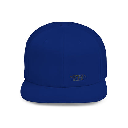 Modern Mule Flat Bill Snapback Hat — Minimal Embroidered Streetwear Cap