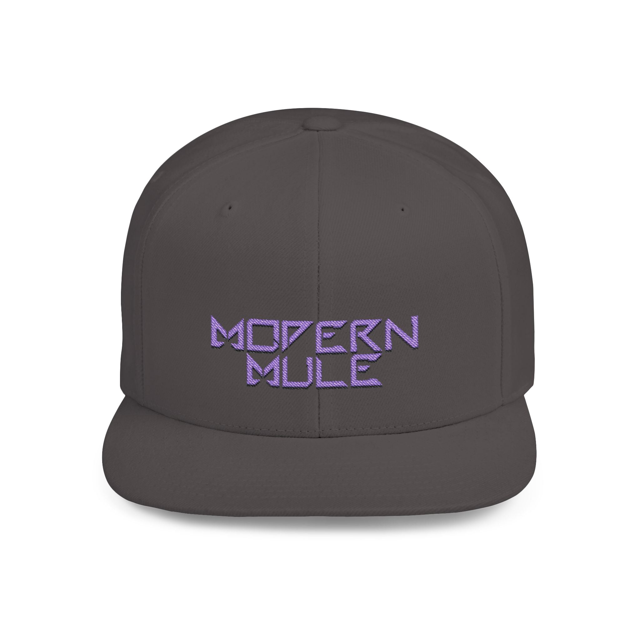 Royal Blue Logo Flat Bill Snapback — mdern mule Hat