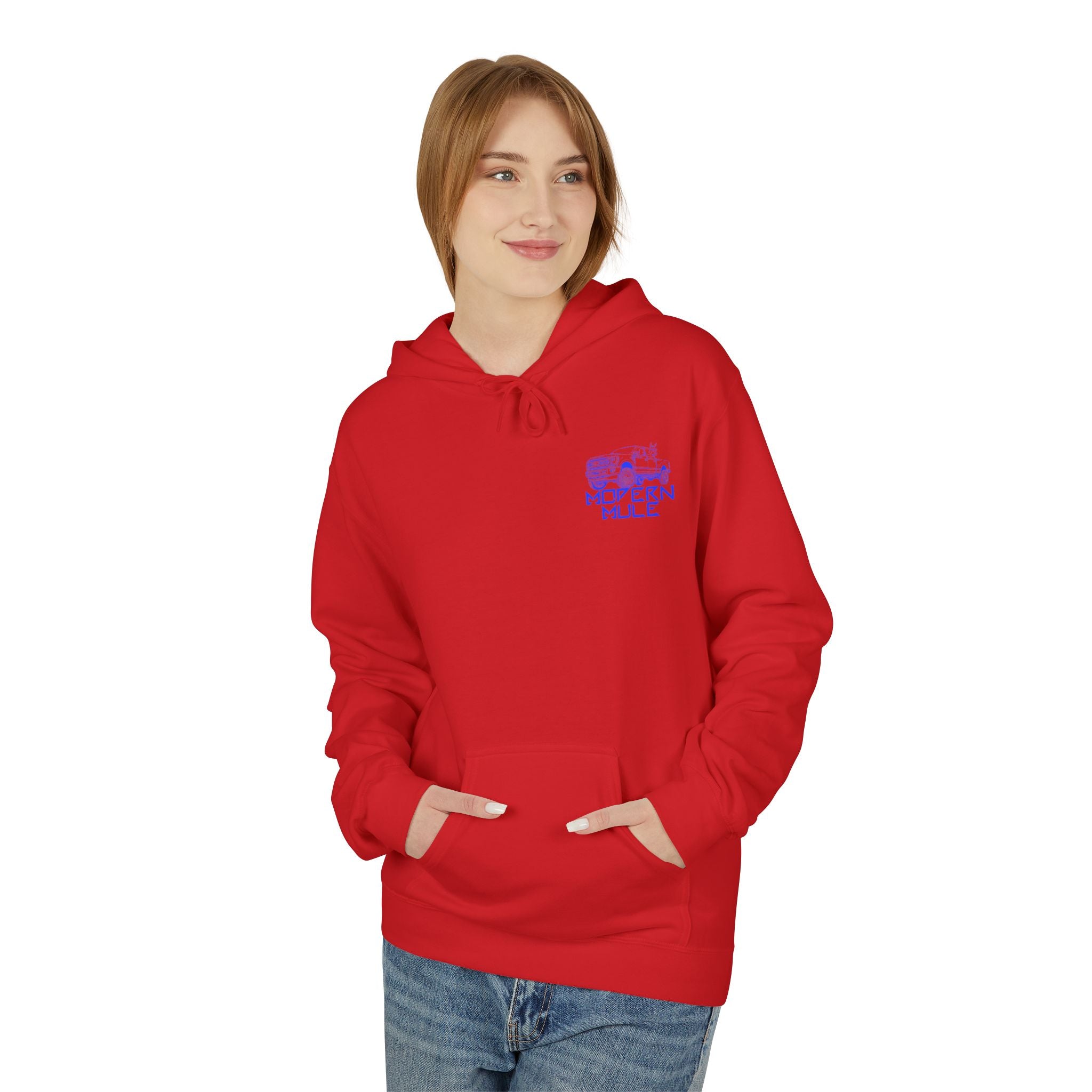 Power Stroke Modern Mule Hoodie — Ford Diesel Fan Pullover