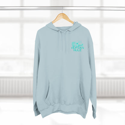 Modern Mule Logo Hoodie — Minimal Graphic Fleece Pullover
