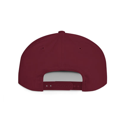 Modern Mule Flat Bill Snapback Hat — Minimal Embroidered Streetwear Cap