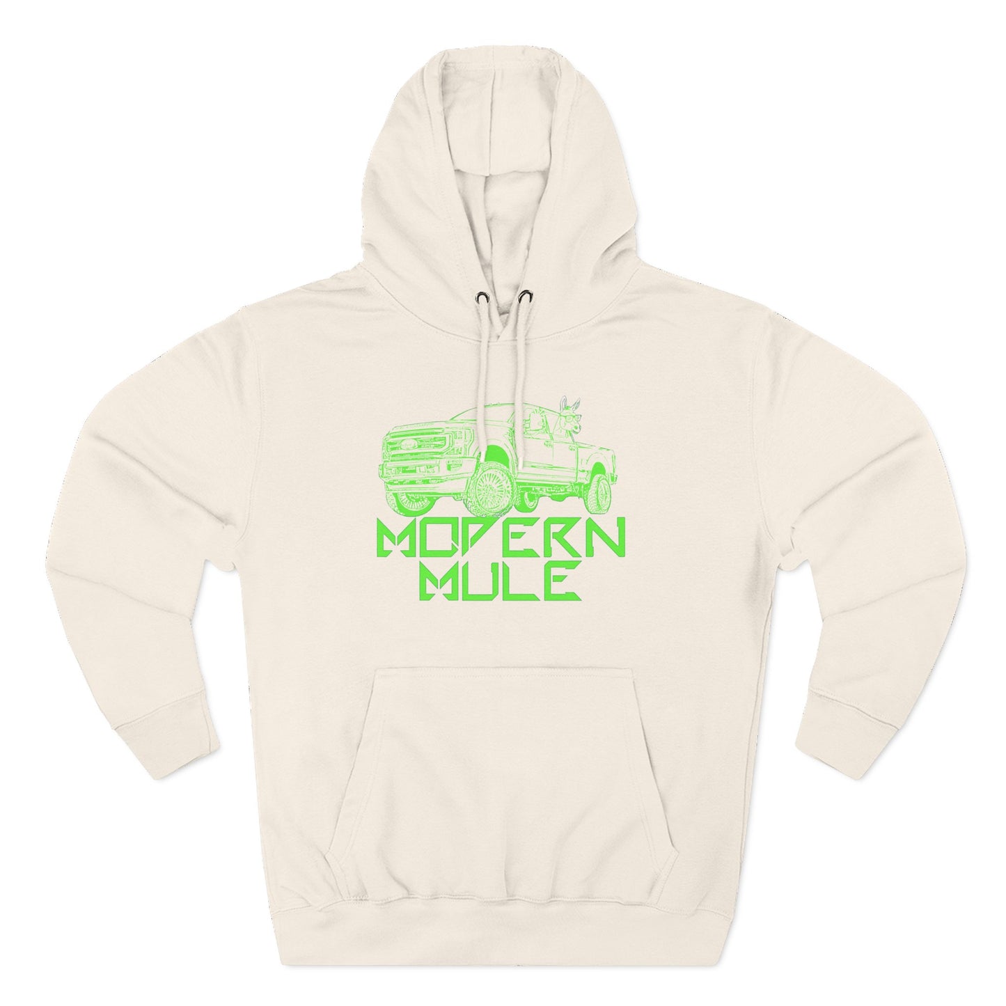 Three-Panel Fleece Hoodie