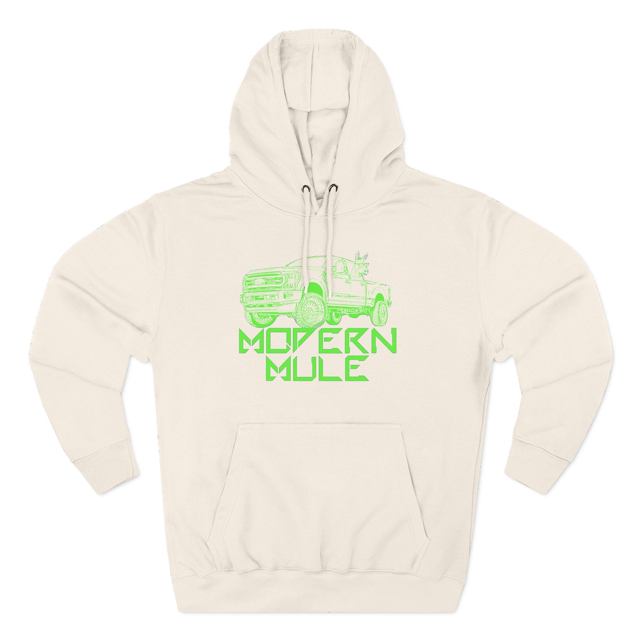 Three-Panel Fleece Hoodie