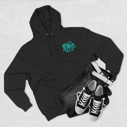 Modern Mule Logo Hoodie — Minimal Graphic Fleece Pullover