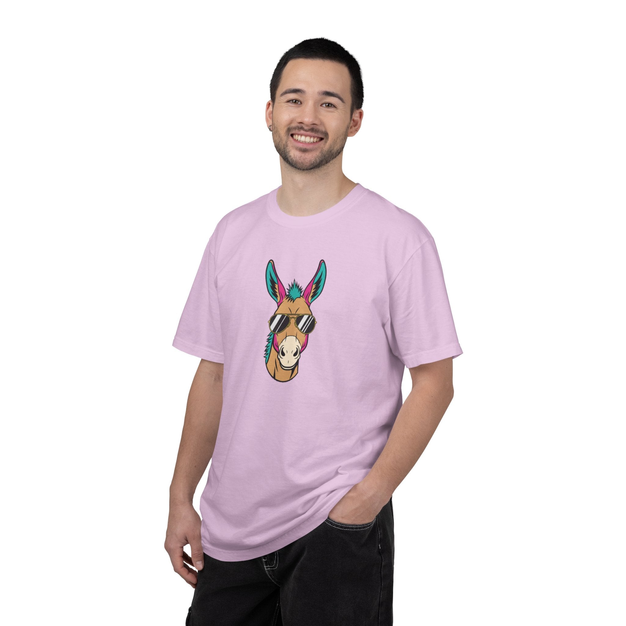 Funny Donkey Head with Glasses T-Shirt