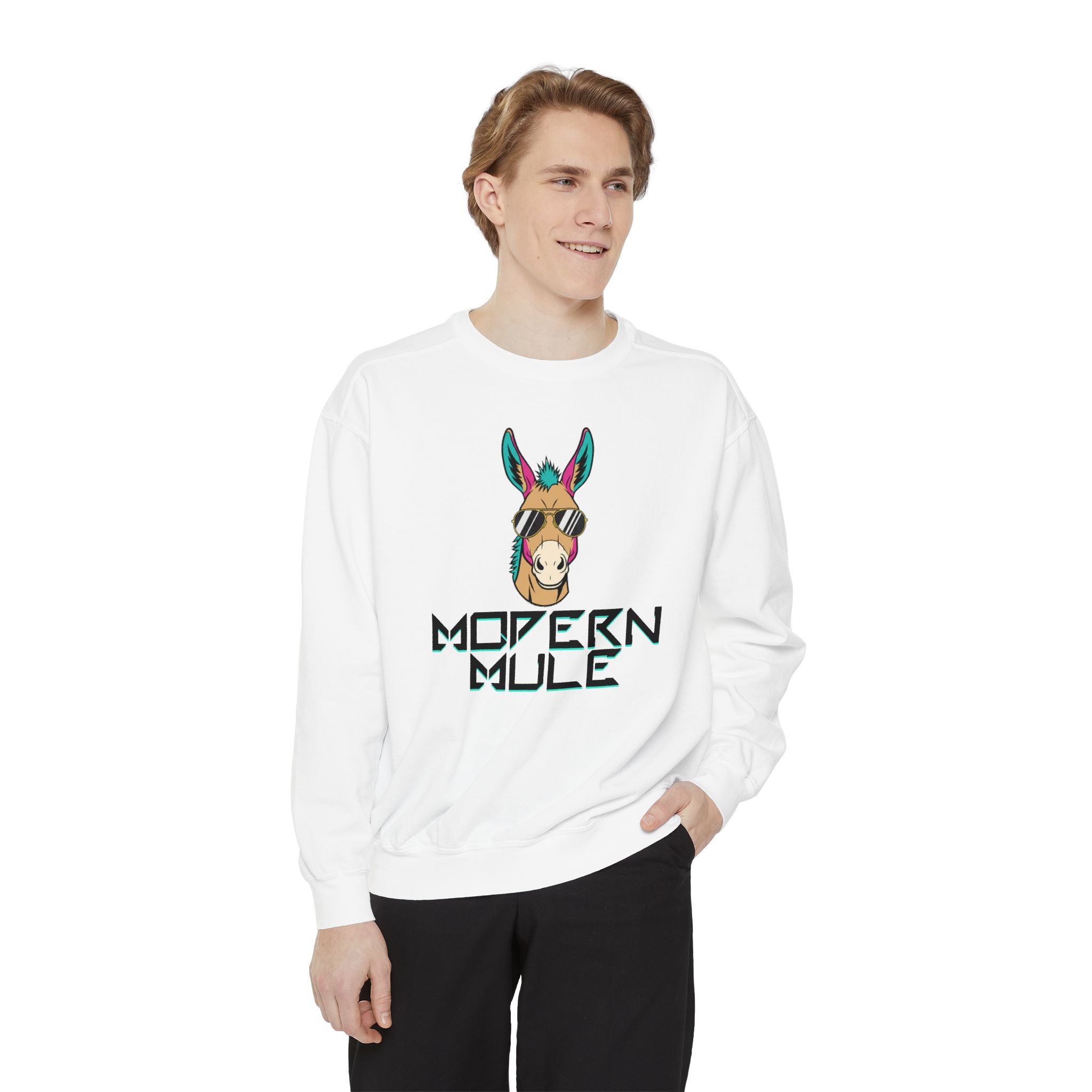 Modern Mule Sweatshirt — Funny Comfy Hoodie Design