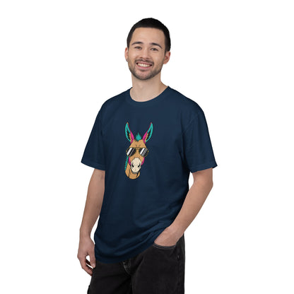 Funny Donkey Head with Glasses T-Shirt