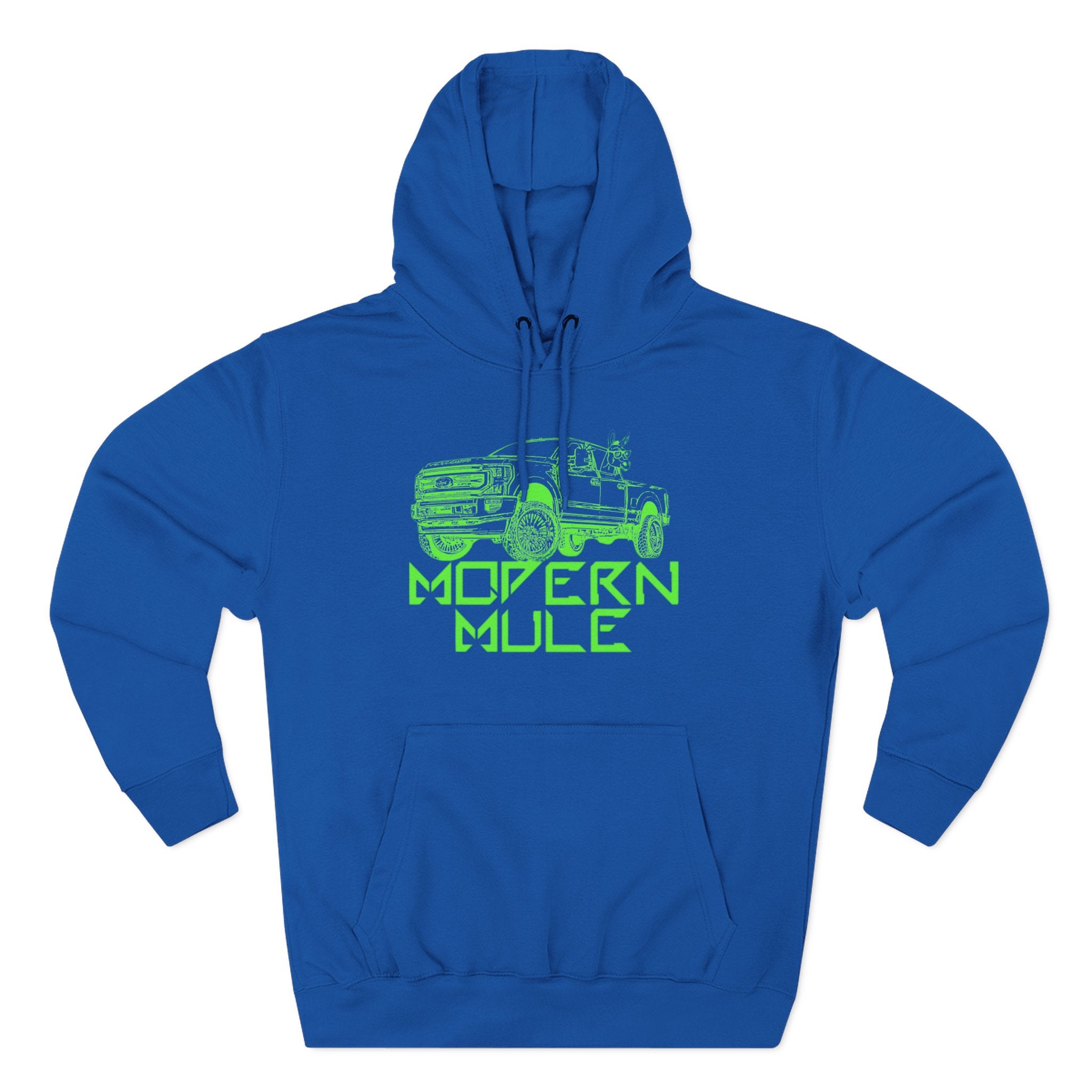 Three-Panel Fleece Hoodie