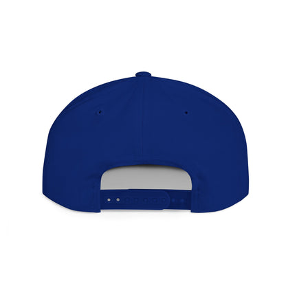 Modern Mule Flat Bill Snapback Hat — Minimal Embroidered Streetwear Cap