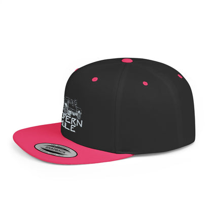 Teal Emblem Ford Diesel Truck Flat Bill Snapback — "Modern Mule"
