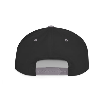 Modern Mule Flat Bill Snapback Hat — Minimal Embroidered Streetwear Cap
