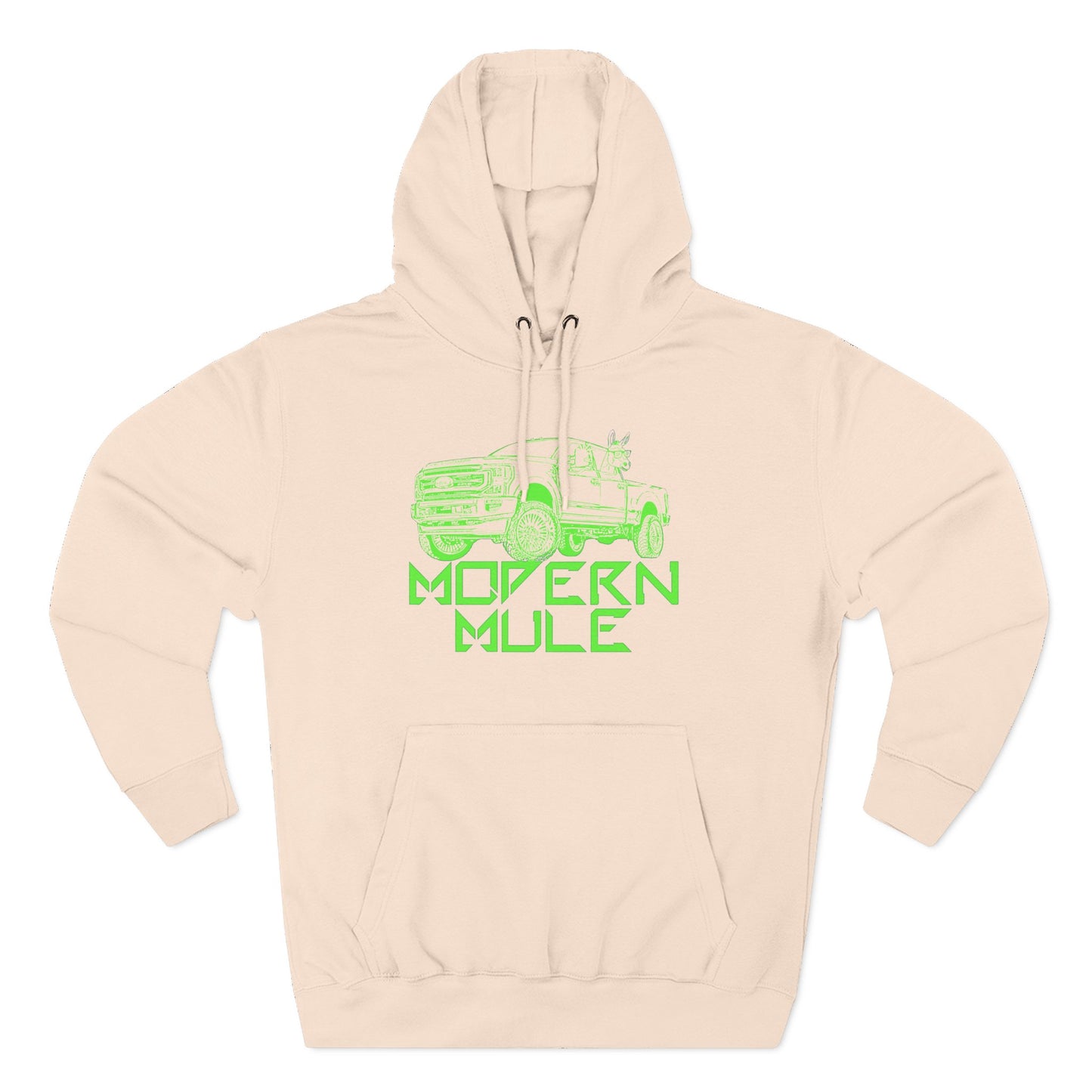 Three-Panel Fleece Hoodie