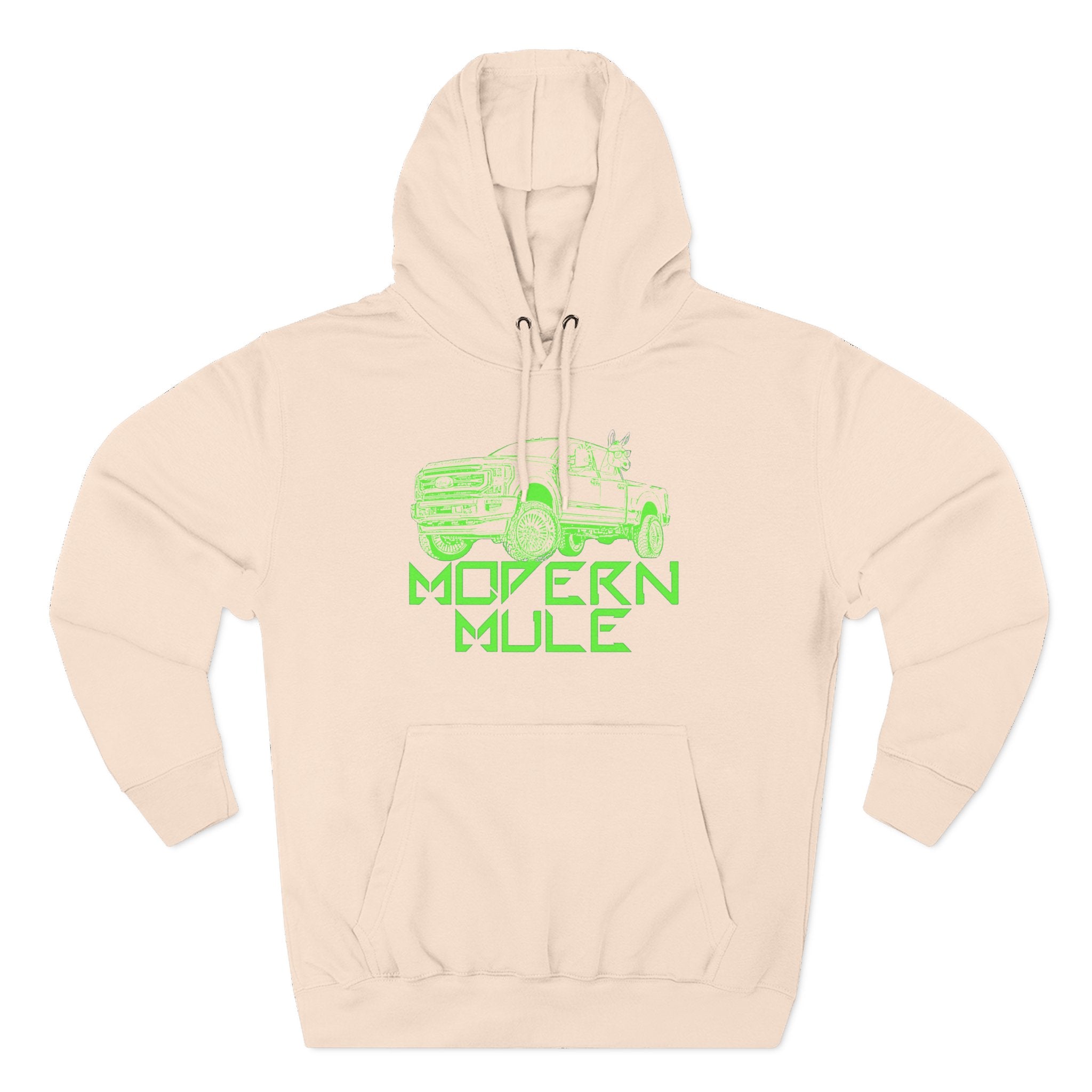 Three-Panel Fleece Hoodie
