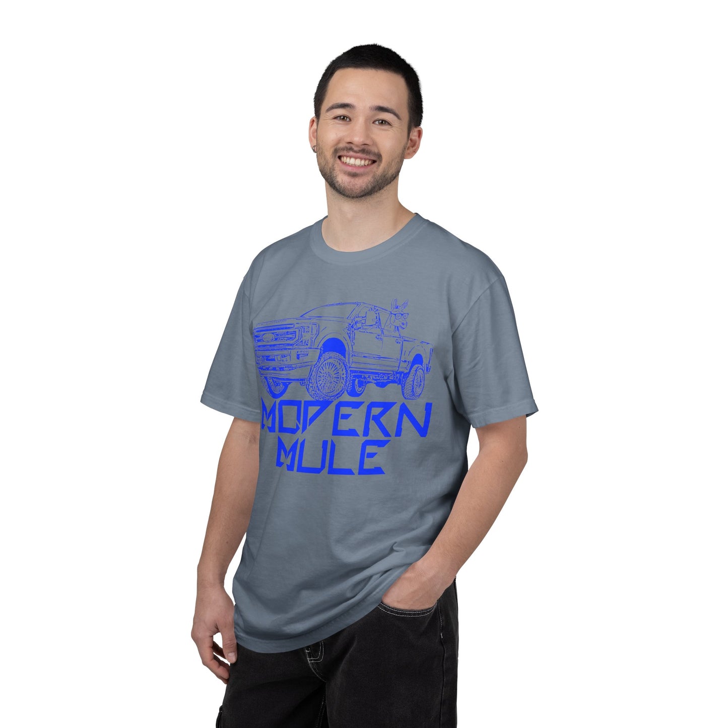 Modern Mule Truck T-Shirt — Crewneck Graphic Tee for Truck Lovers
