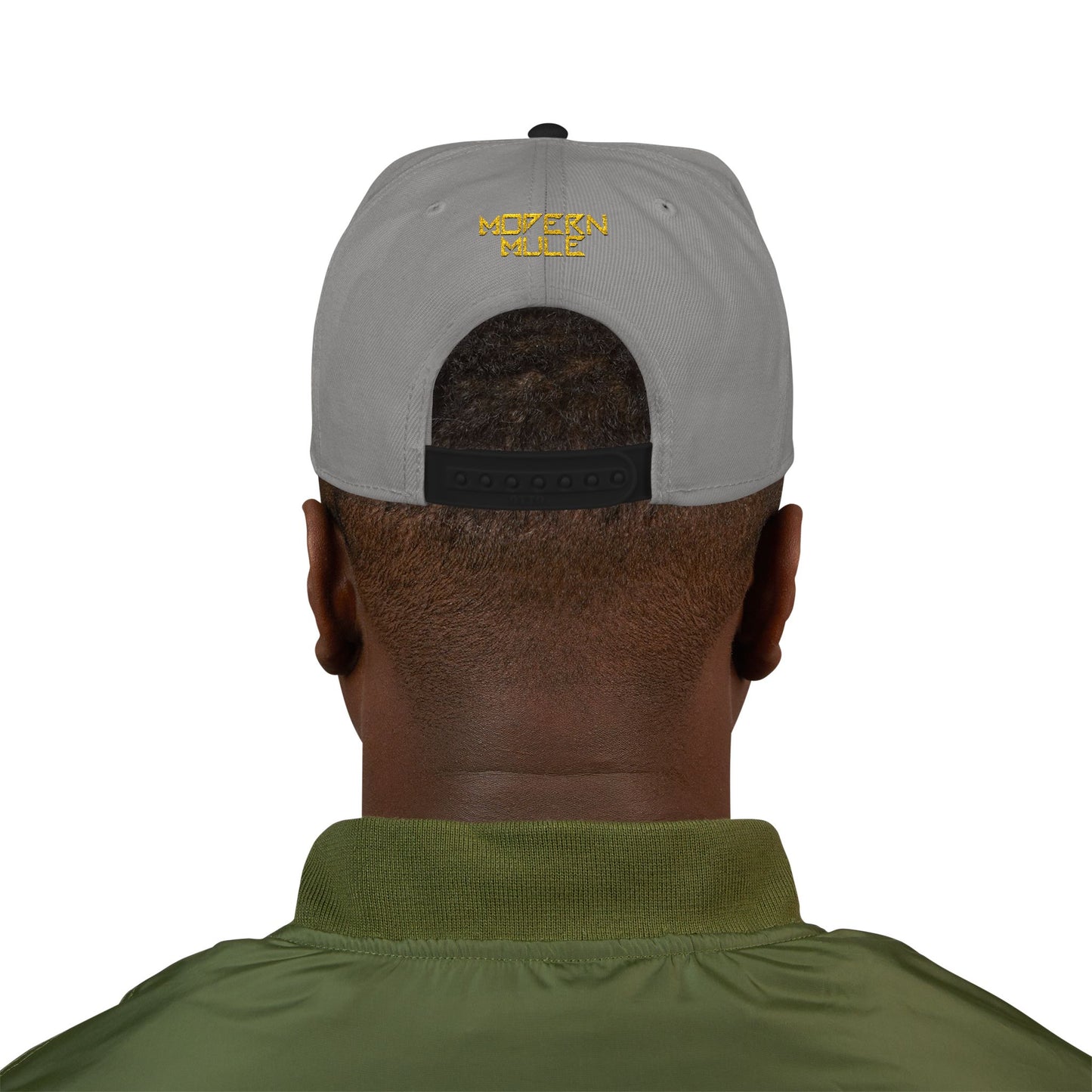 Embroidered Snapback Hat — Modern Mule Logo