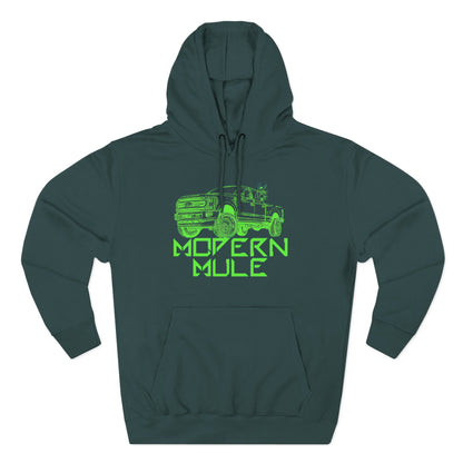 Three-Panel Fleece Hoodie