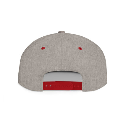 Modern Mule Flat Bill Snapback Hat — Minimal Embroidered Streetwear Cap