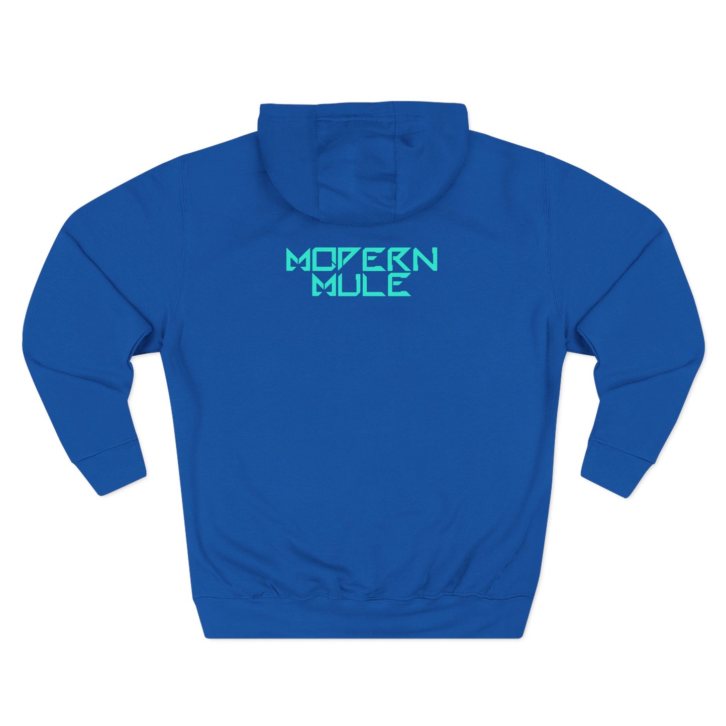 Modern Mule Logo Hoodie — Minimal Graphic Fleece Pullover