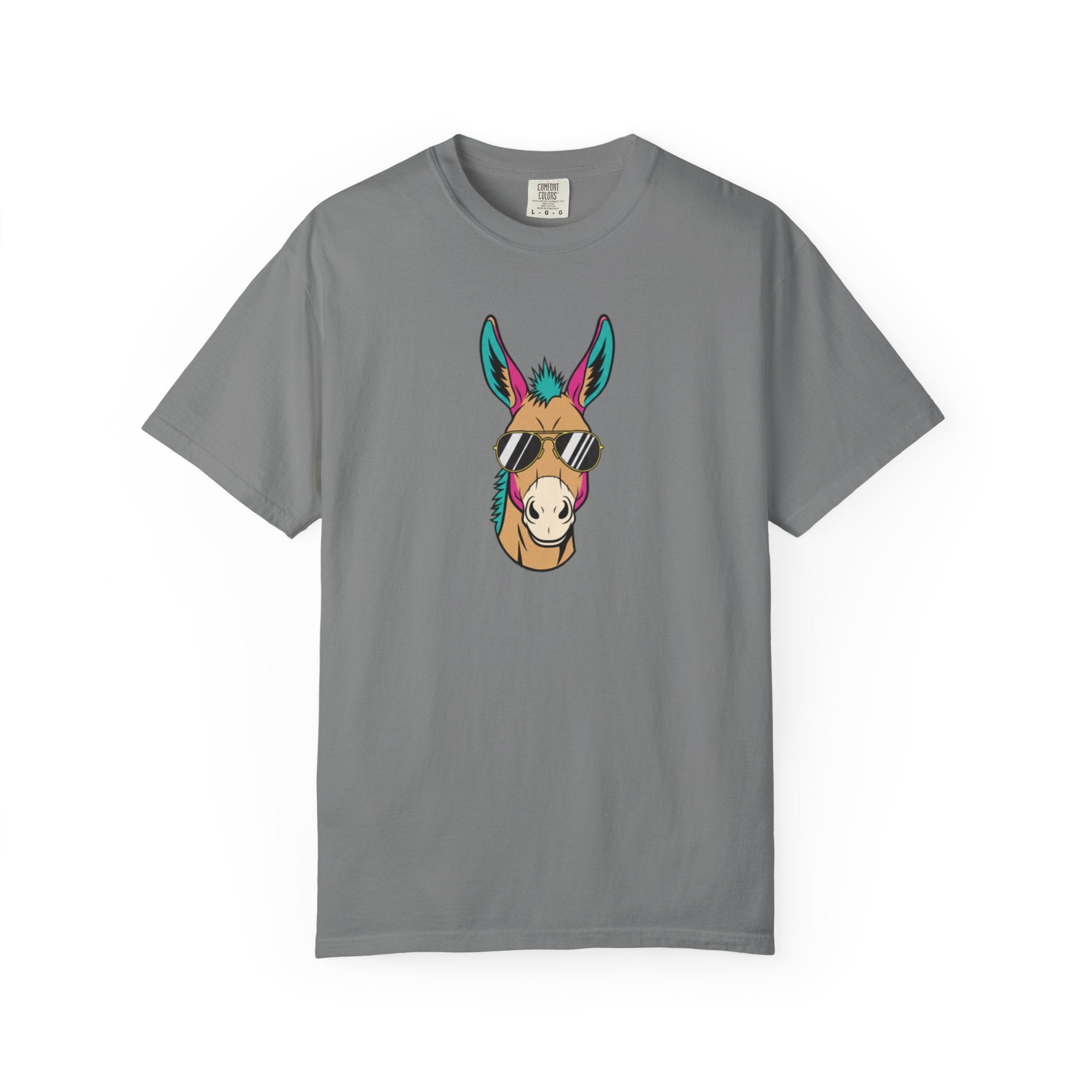 Funny Donkey Head with Glasses T-Shirt