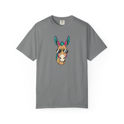 Funny Donkey Head with Glasses T-Shirt