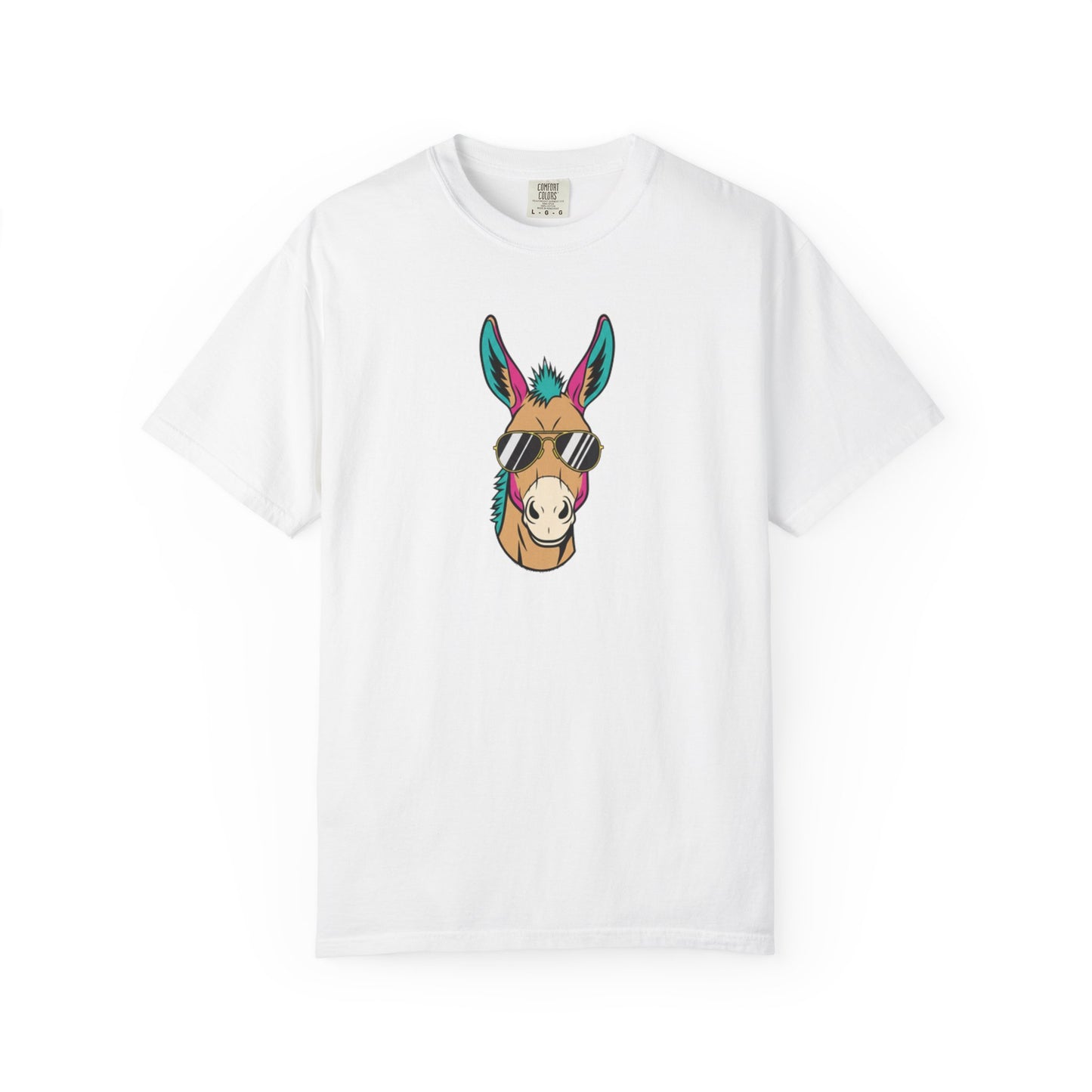 Funny Donkey Head with Glasses T-Shirt