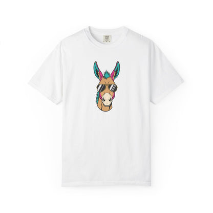 Funny Donkey Head with Glasses T-Shirt