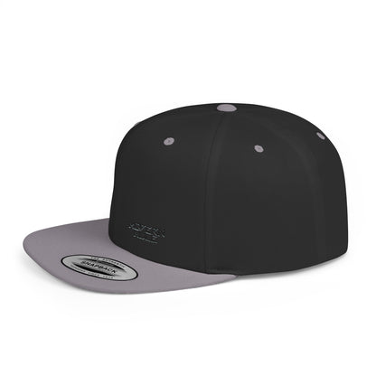 Modern Mule Flat Bill Snapback Hat — Minimal Embroidered Streetwear Cap