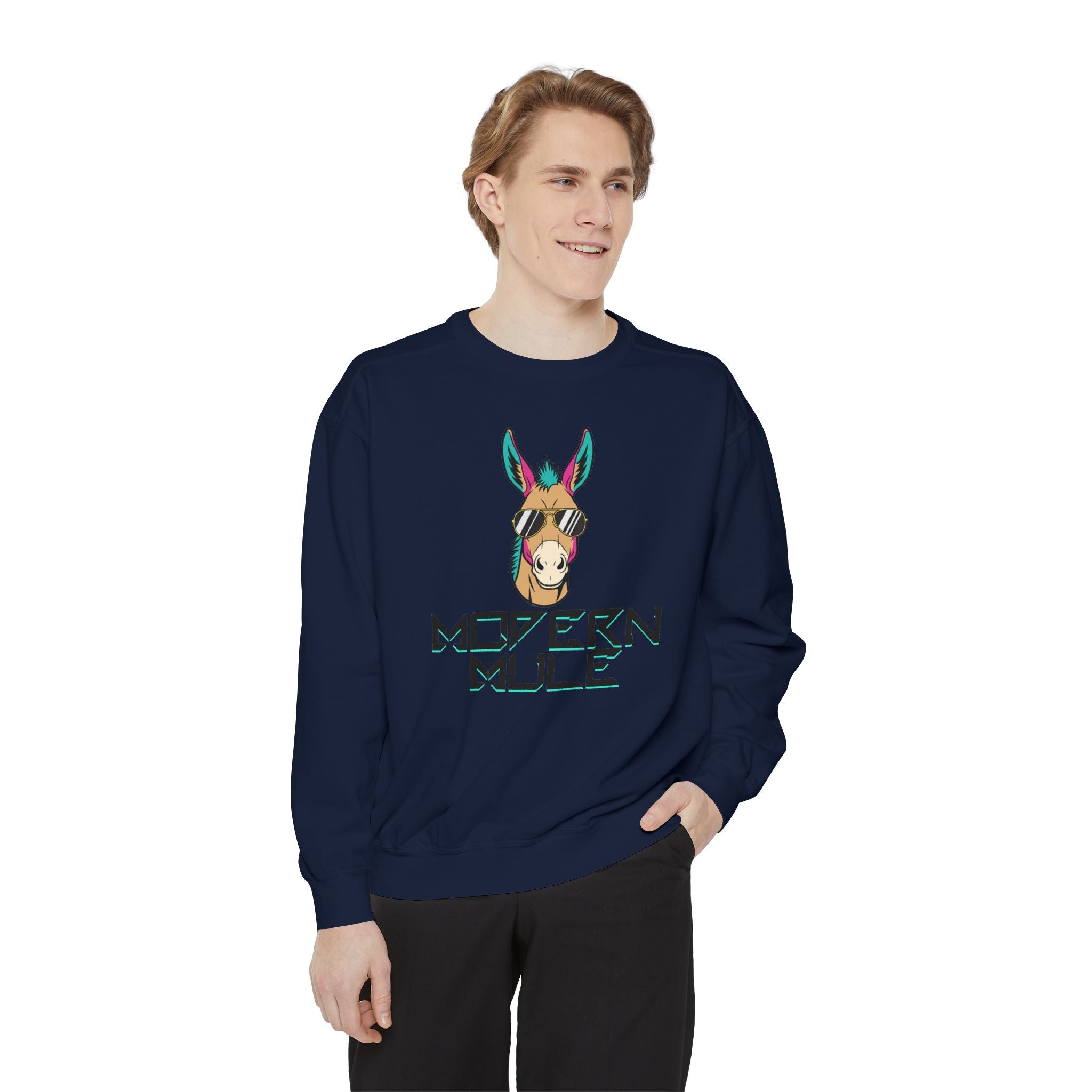 Modern Mule Sweatshirt — Funny Comfy Hoodie Design