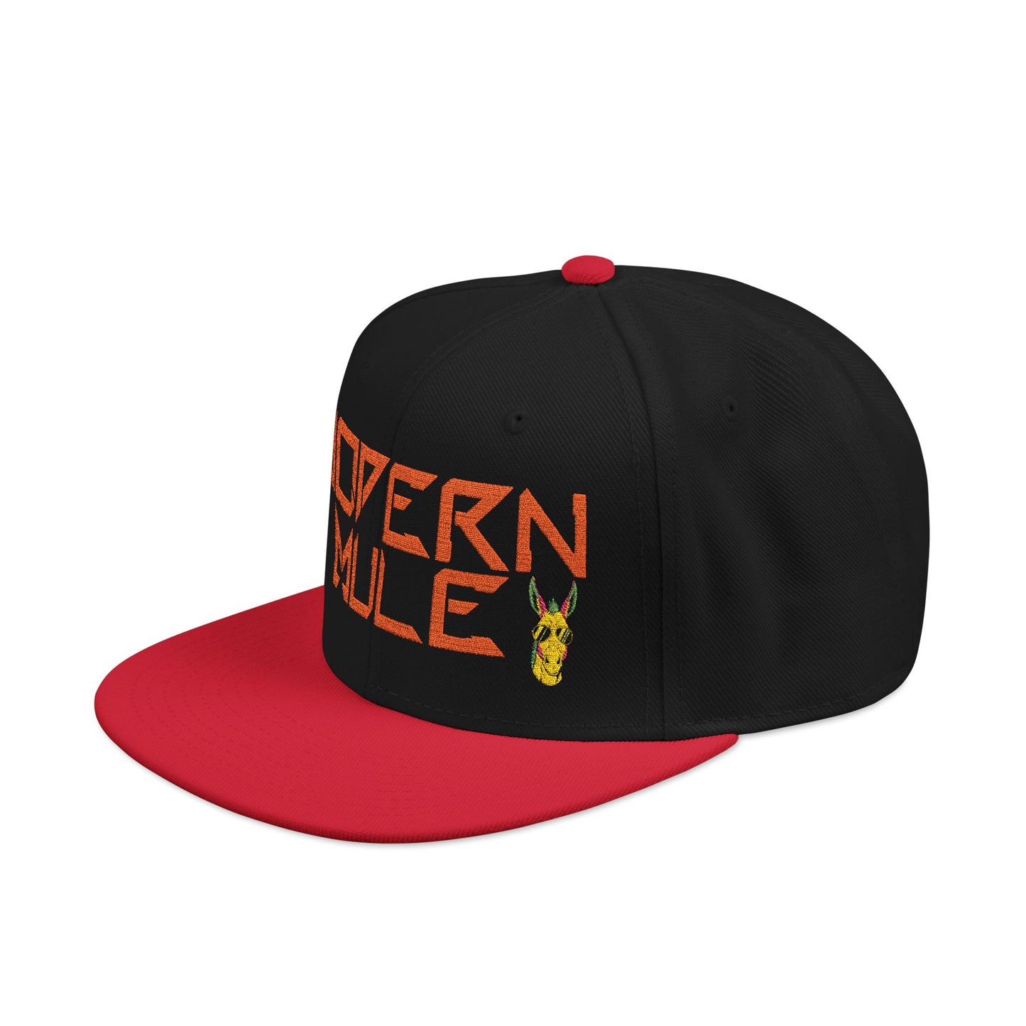 Snapback Hat — "Modern Mule Haulin' Auss" Embroidered Diesel Truck Design