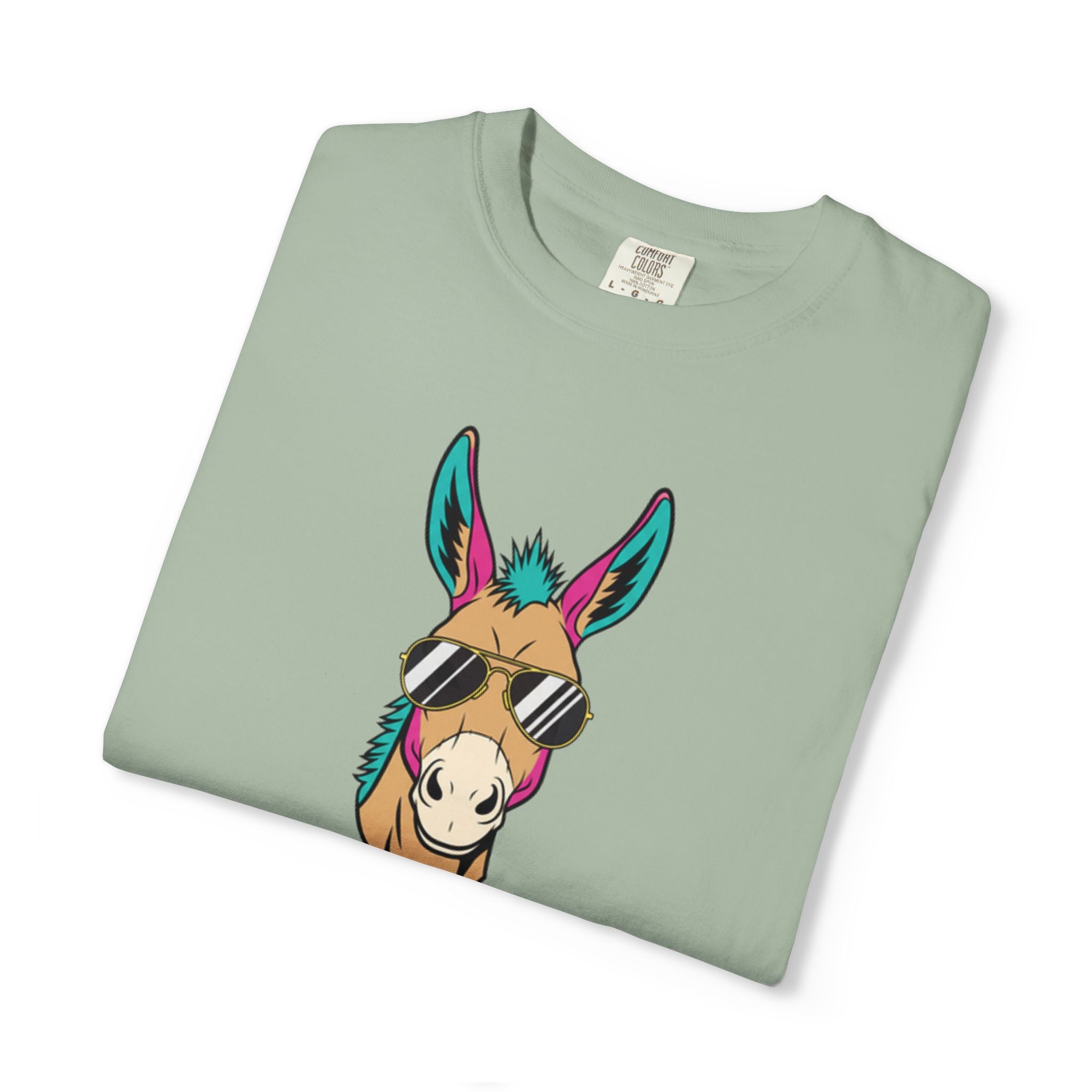 Funny Donkey Head with Glasses T-Shirt
