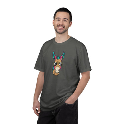 Funny Donkey Head with Glasses T-Shirt