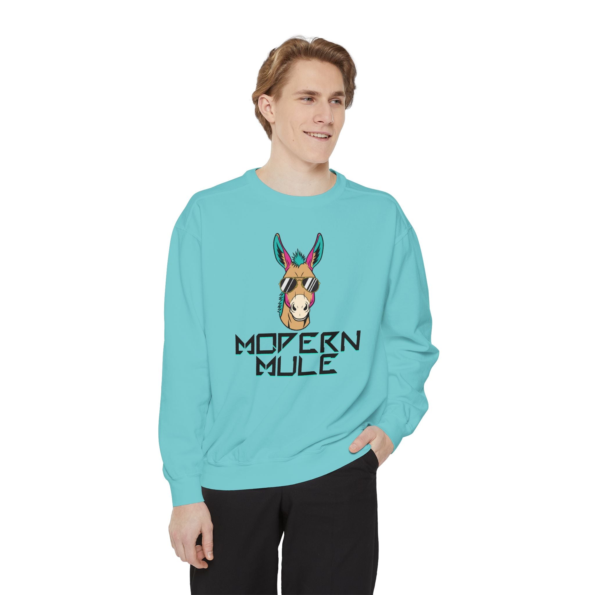 Modern Mule Sweatshirt — Funny Comfy Hoodie Design