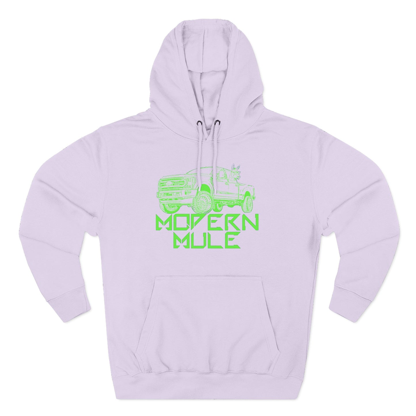 Three-Panel Fleece Hoodie