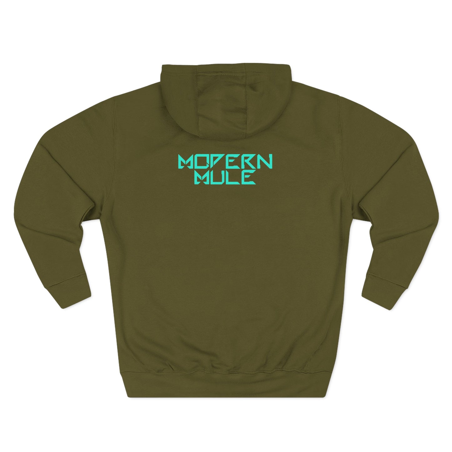 Modern Mule Logo Hoodie — Minimal Graphic Fleece Pullover