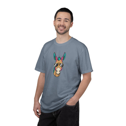 Funny Donkey Head with Glasses T-Shirt