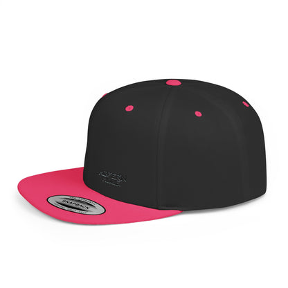 Modern Mule Flat Bill Snapback Hat — Minimal Embroidered Streetwear Cap